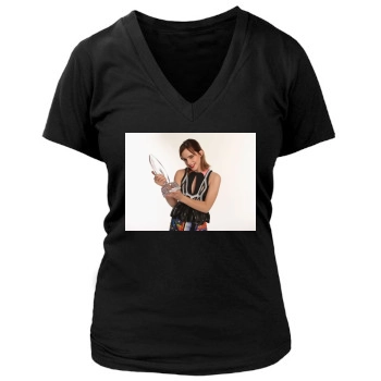 Emma Watson Women's Deep V-Neck TShirt