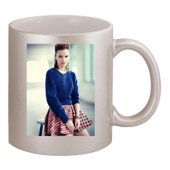 Emma Watson 11oz Metallic Silver Mug