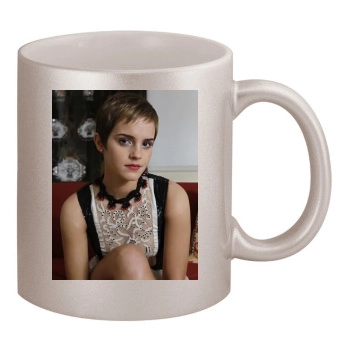 Emma Watson 11oz Metallic Silver Mug