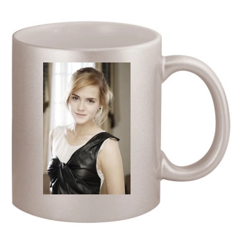 Emma Watson 11oz Metallic Silver Mug