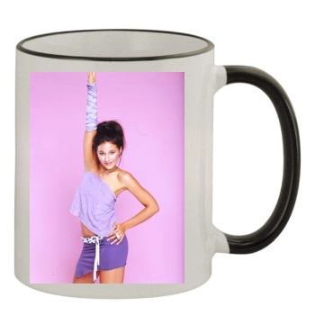 Emmanuelle Chriqui 11oz Colored Rim & Handle Mug