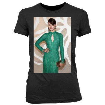 Emmy Rossum Women's Junior Cut Crewneck T-Shirt