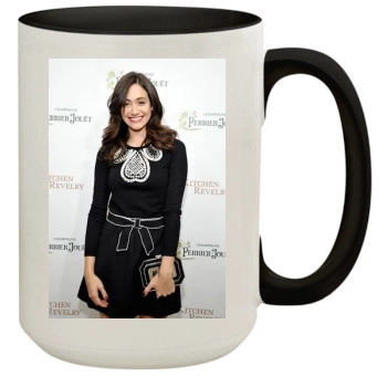 Emmy Rossum 15oz Colored Inner & Handle Mug