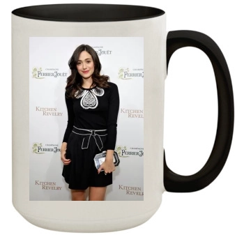 Emmy Rossum 15oz Colored Inner & Handle Mug