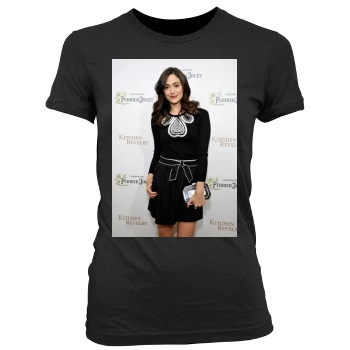 Emmy Rossum Women's Junior Cut Crewneck T-Shirt