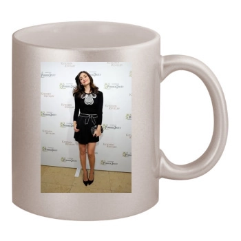 Emmy Rossum 11oz Metallic Silver Mug