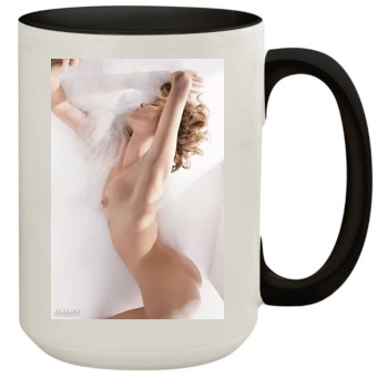 Eva Herzigova 15oz Colored Inner & Handle Mug