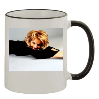 Eva Herzigova 11oz Colored Rim & Handle Mug