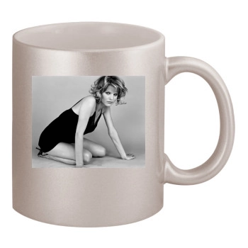 Eva Herzigova 11oz Metallic Silver Mug