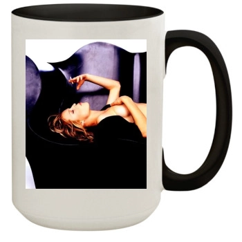 Eva Herzigova 15oz Colored Inner & Handle Mug