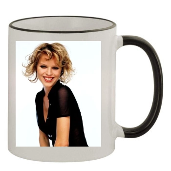 Eva Herzigova 11oz Colored Rim & Handle Mug