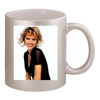 Eva Herzigova 11oz Metallic Silver Mug