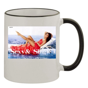 Eva Longoria 11oz Colored Rim & Handle Mug