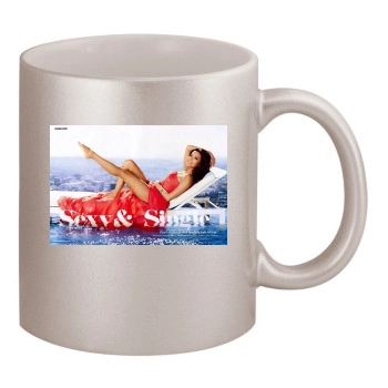 Eva Longoria 11oz Metallic Silver Mug