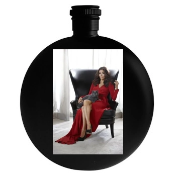 Eva Longoria Round Flask