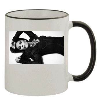 Eva Longoria 11oz Colored Rim & Handle Mug