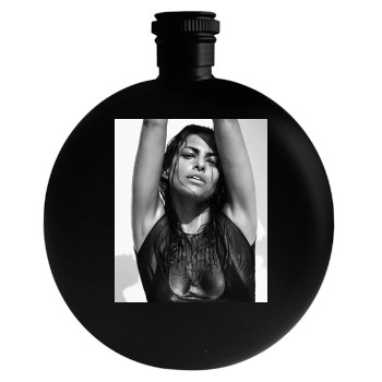 Eva Mendes Round Flask