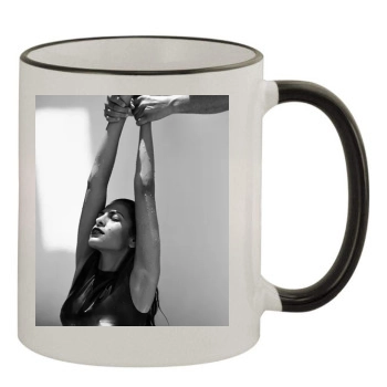 Eva Mendes 11oz Colored Rim & Handle Mug