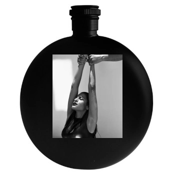 Eva Mendes Round Flask