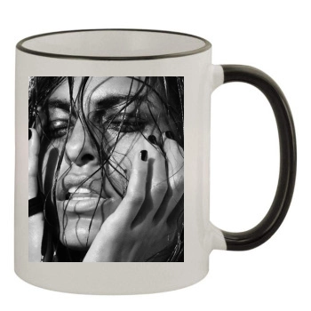 Eva Mendes 11oz Colored Rim & Handle Mug