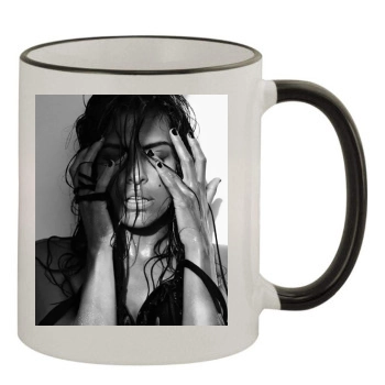 Eva Mendes 11oz Colored Rim & Handle Mug