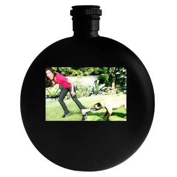 Eva Mendes Round Flask