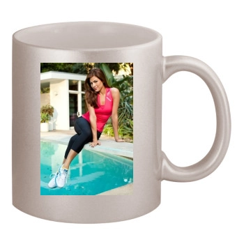 Eva Mendes 11oz Metallic Silver Mug