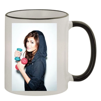 Eva Mendes 11oz Colored Rim & Handle Mug