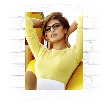 Eva Mendes Metal Wall Art