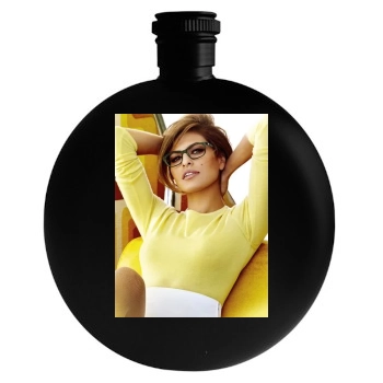 Eva Mendes Round Flask