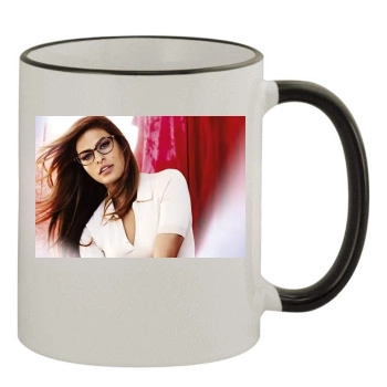 Eva Mendes 11oz Colored Rim & Handle Mug