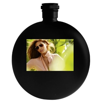 Eva Mendes Round Flask