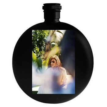 Eva Mendes Round Flask