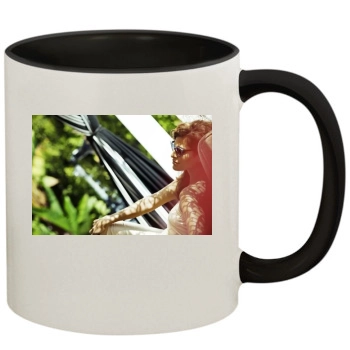 Eva Mendes 11oz Colored Inner & Handle Mug