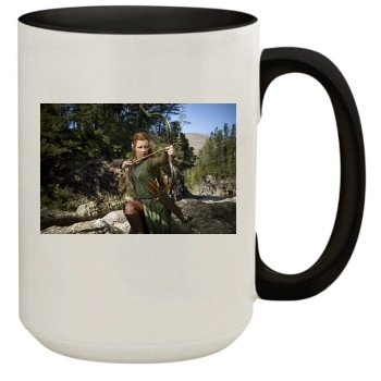 Evangeline Lilly 15oz Colored Inner & Handle Mug