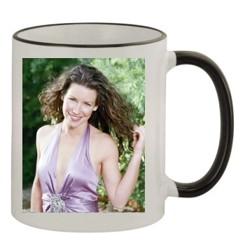 Evangeline Lilly 11oz Colored Rim & Handle Mug