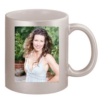 Evangeline Lilly 11oz Metallic Silver Mug