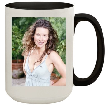 Evangeline Lilly 15oz Colored Inner & Handle Mug