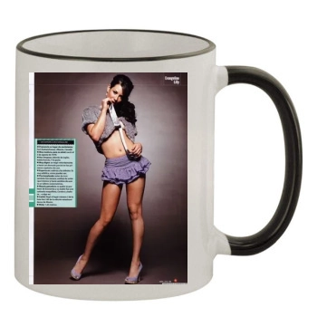 Evangeline Lilly 11oz Colored Rim & Handle Mug