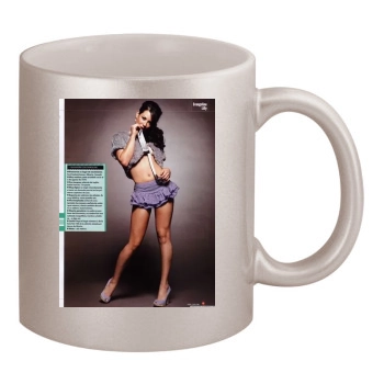 Evangeline Lilly 11oz Metallic Silver Mug