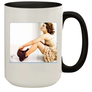 Evangeline Lilly 15oz Colored Inner & Handle Mug