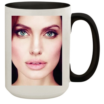 Angelina Jolie 15oz Colored Inner & Handle Mug