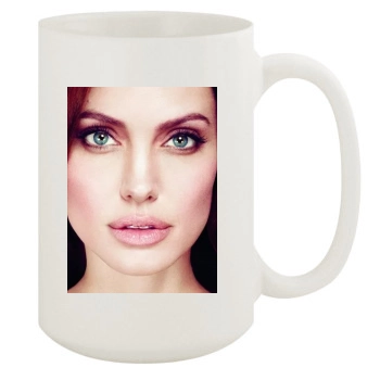 Angelina Jolie 15oz White Mug