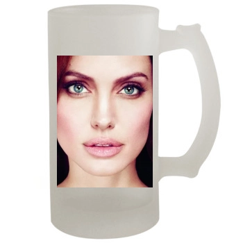 Angelina Jolie 16oz Frosted Beer Stein