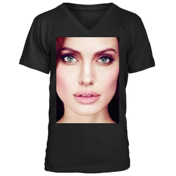 Angelina Jolie Men's V-Neck T-Shirt