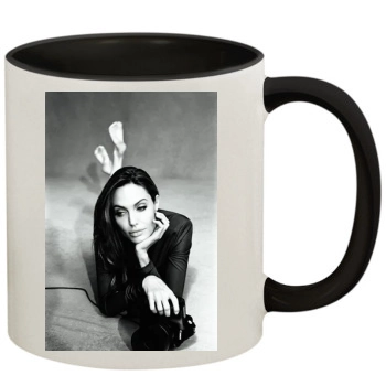 Angelina Jolie 11oz Colored Inner & Handle Mug