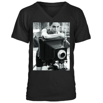 Angelina Jolie Men's V-Neck T-Shirt