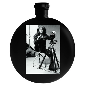 Angelina Jolie Round Flask