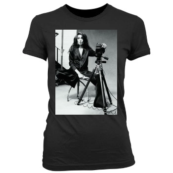 Angelina Jolie Women's Junior Cut Crewneck T-Shirt