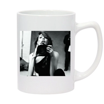 Angelina Jolie 14oz White Statesman Mug